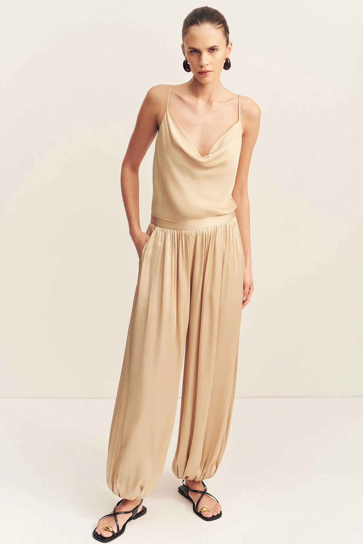 AGNES HAREM PANT - OAT - Image 2