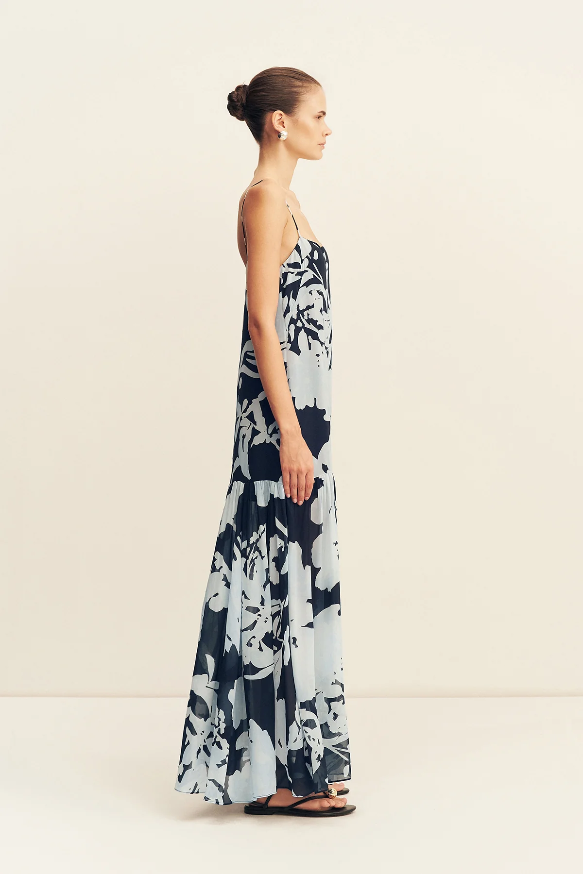 ALEYNA DROPPED WAIST MAXI DRESS - Image 4