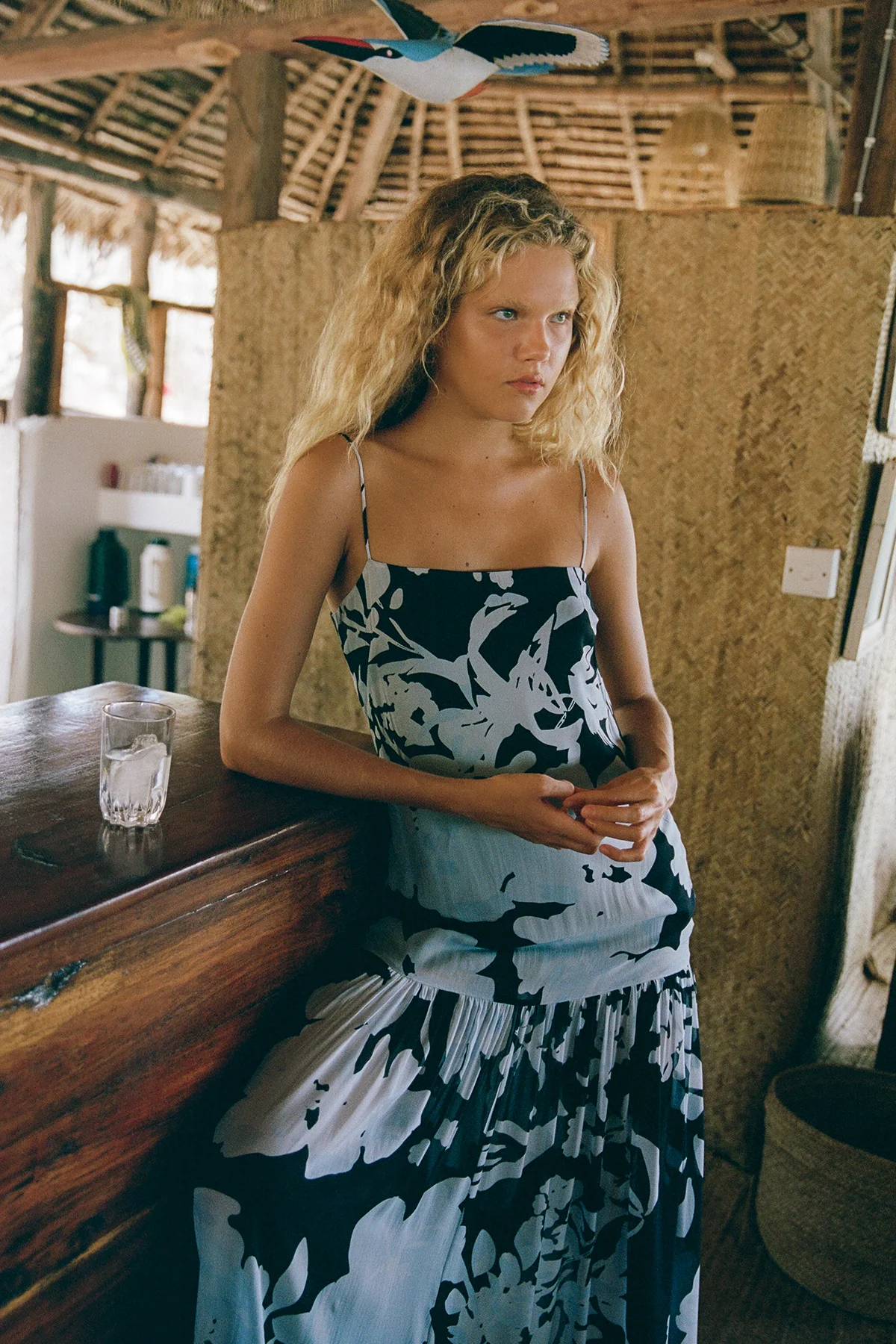ALEYNA DROPPED WAIST MAXI DRESS - Image 7