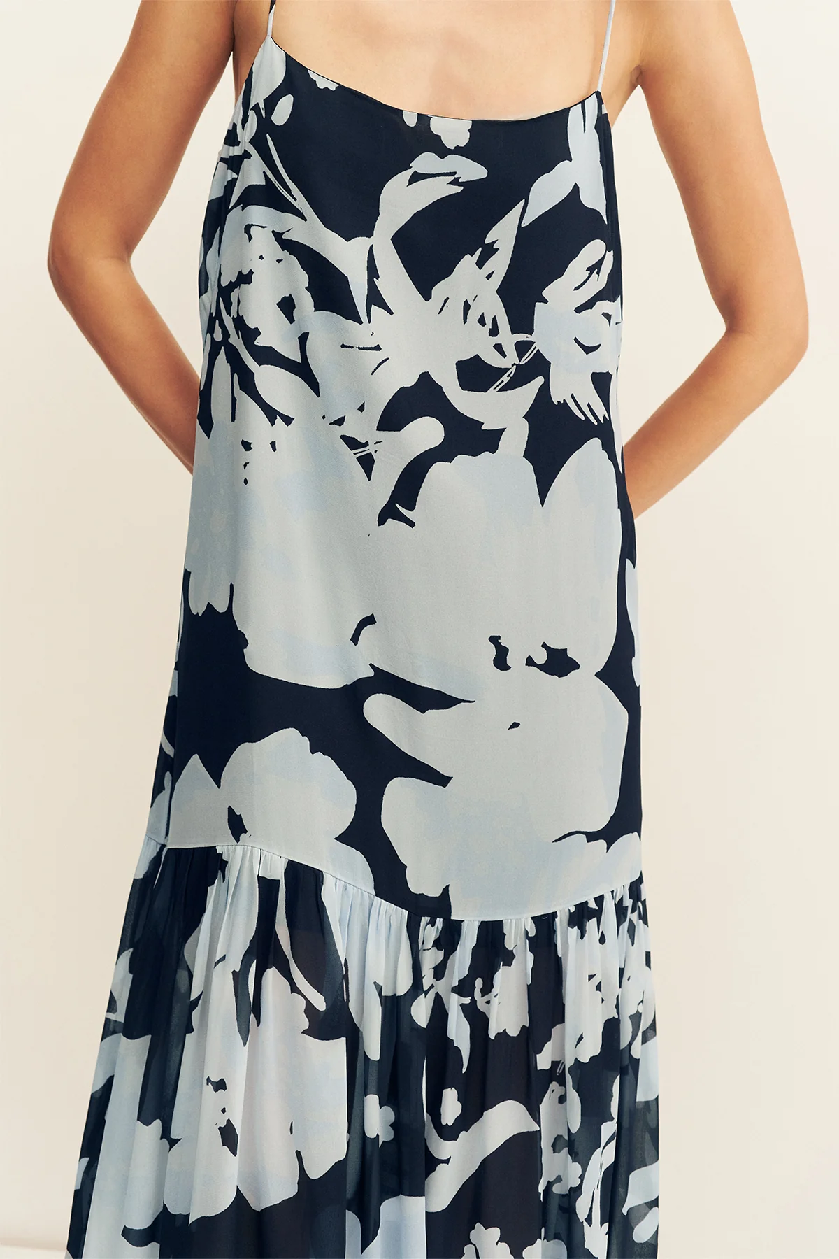 ALEYNA DROPPED WAIST MAXI DRESS - Image 8