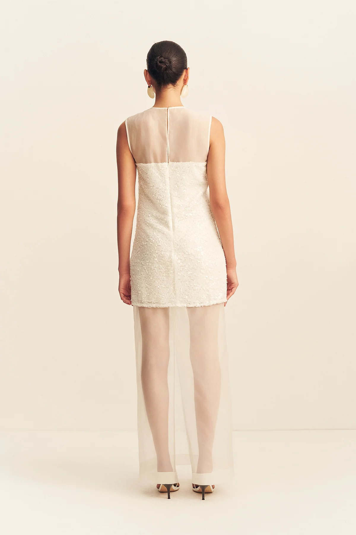 AMERIE SILK SEQUIN MAXI DRESS - GLISTEN - Image 5