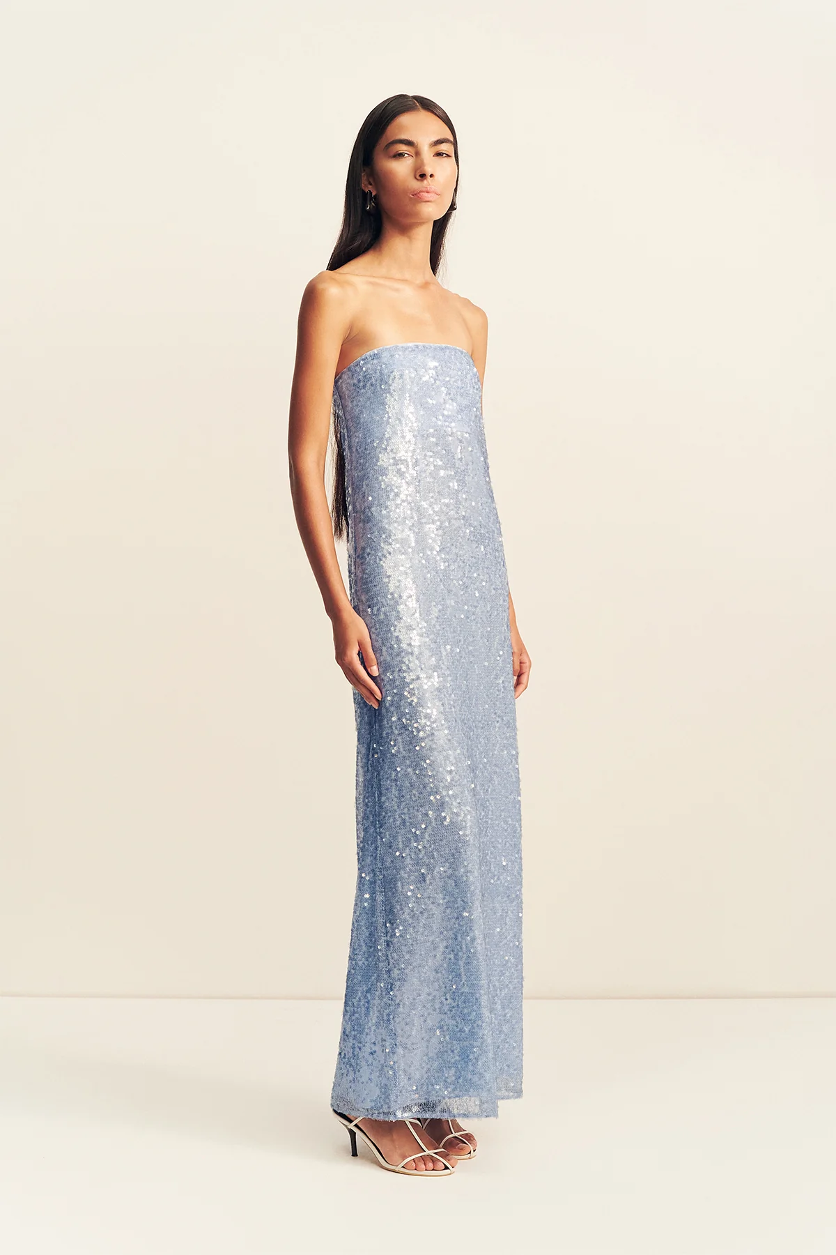 AMERIE STRAPLESS MAXI DRESS - ARCADIAN BLUE - Image 4