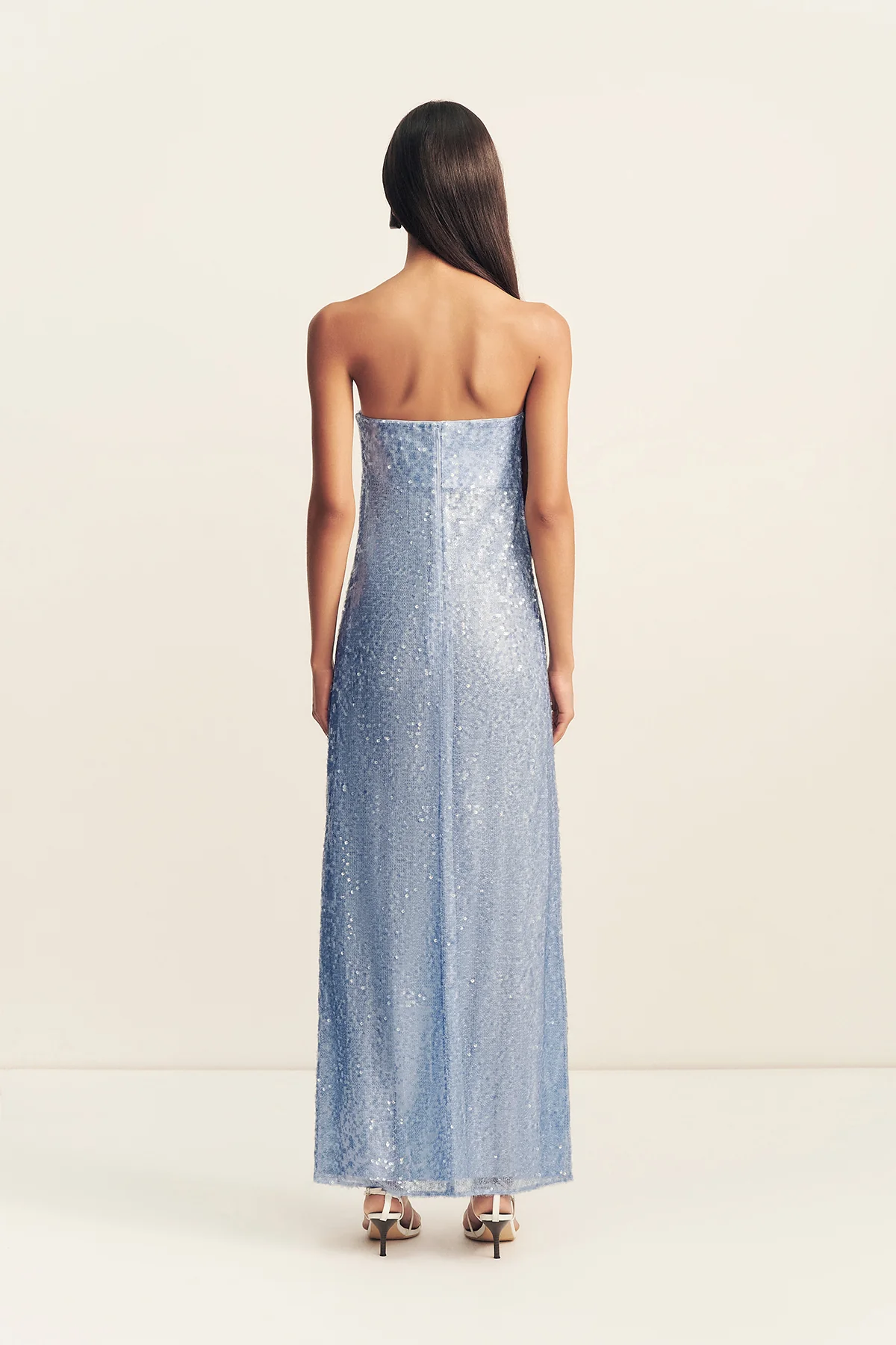 AMERIE STRAPLESS MAXI DRESS - ARCADIAN BLUE - Image 5
