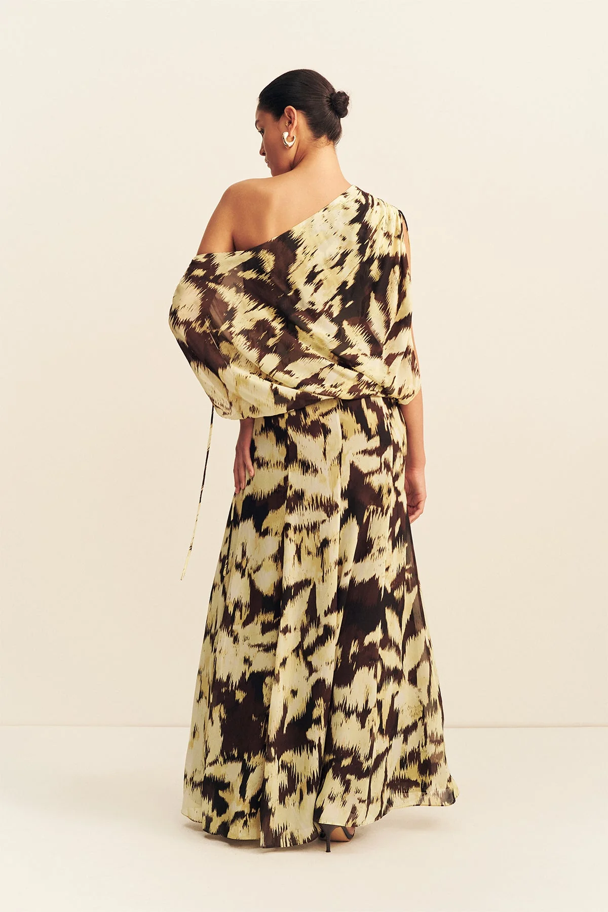 BENNY OFF SHOULDER BLOUSON MAXI DRESS - Image 5