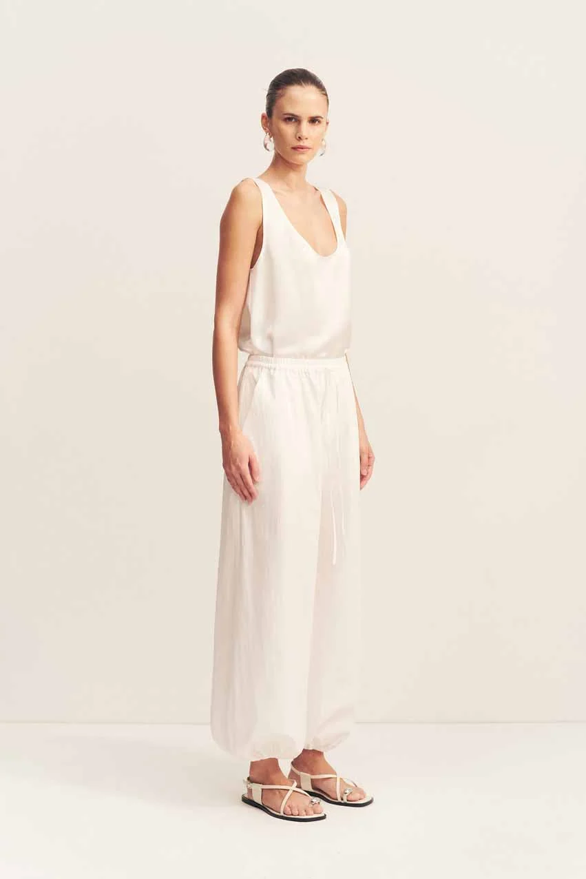 CAMPBELL HAREM PANT - IVORY - Image 3