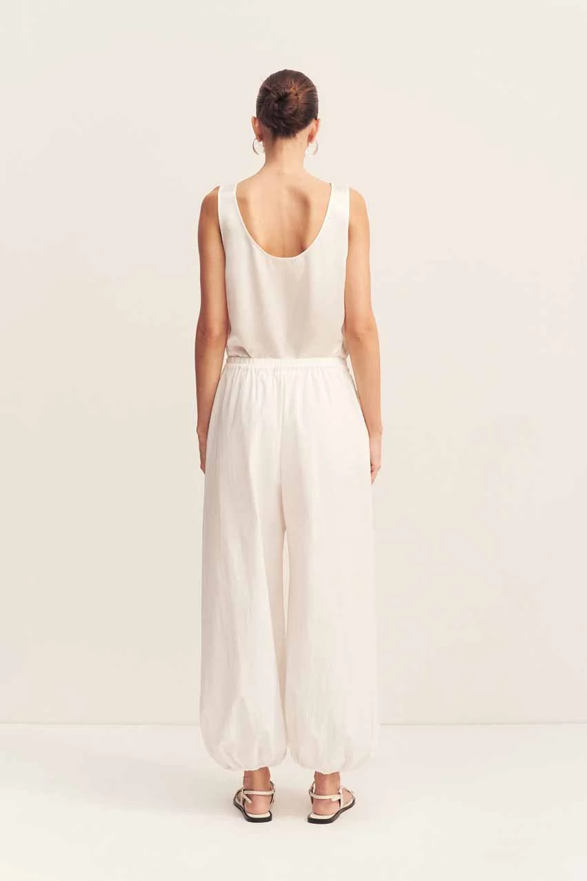 CAMPBELL HAREM PANT - IVORY - Image 4