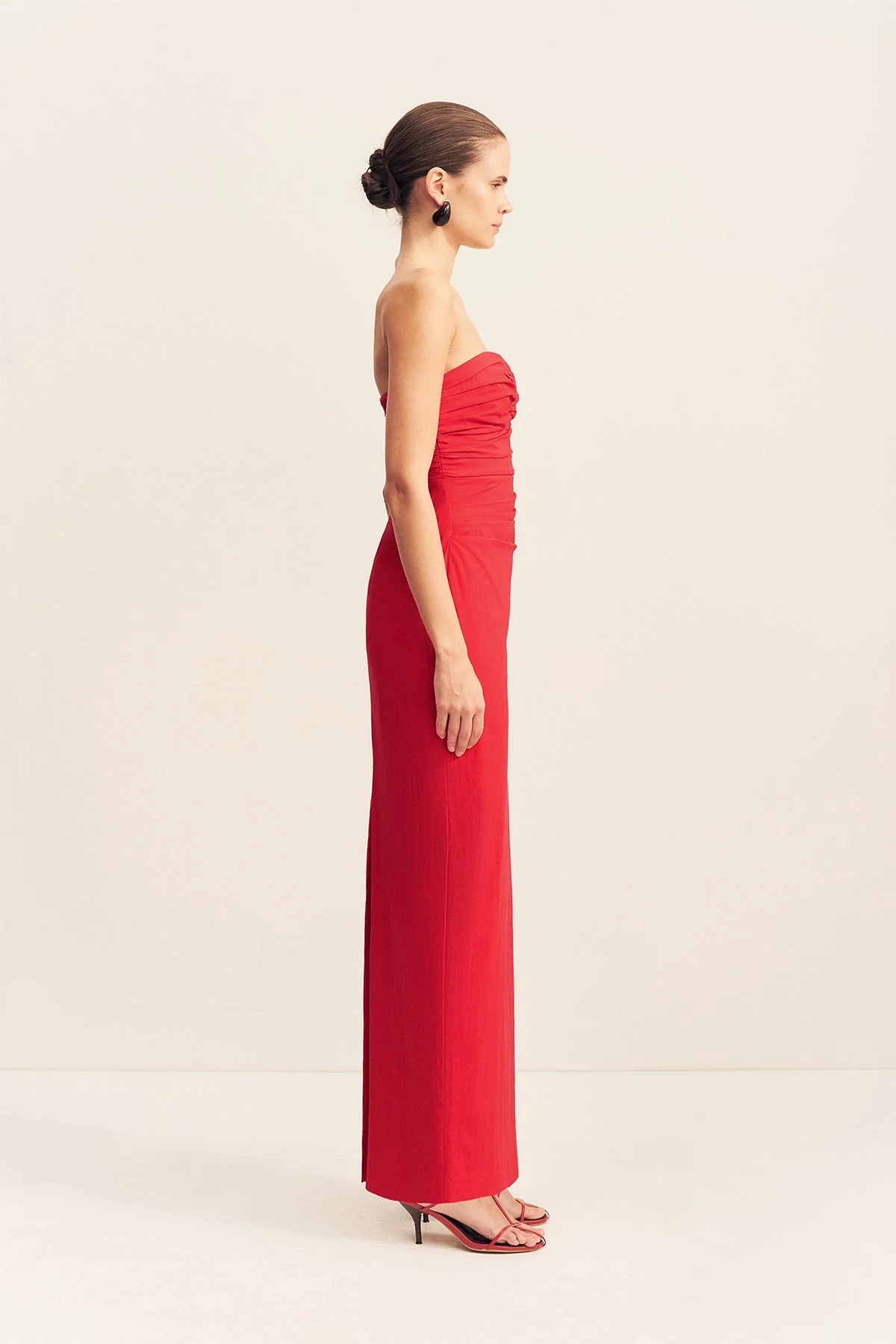 CAMPBELL STRAPLESS U WIRE MAXI DRESS - GOJI - Image 4