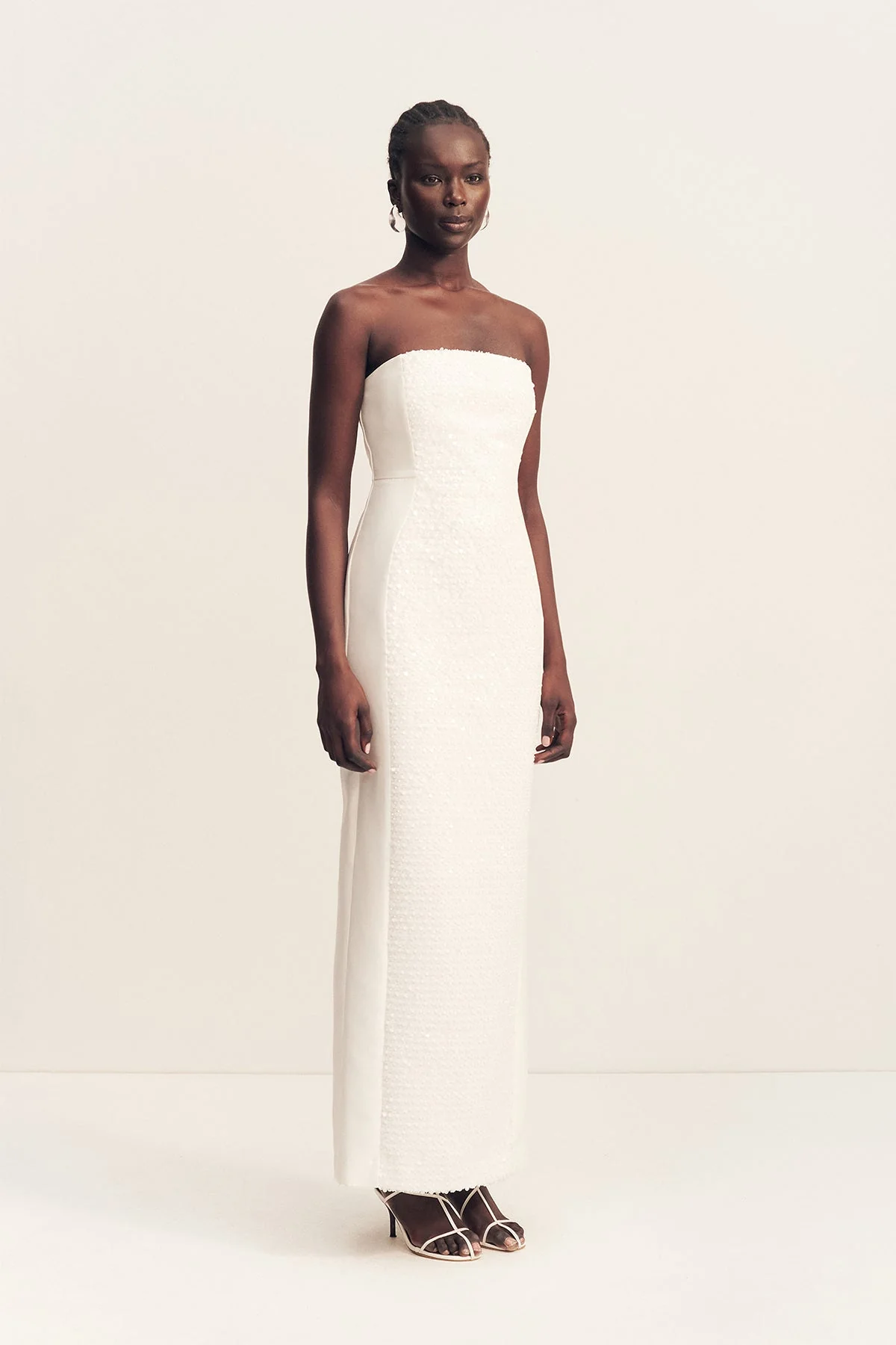 ELUNA PANELLED SEQUIN MAXI DRESS - Image 3