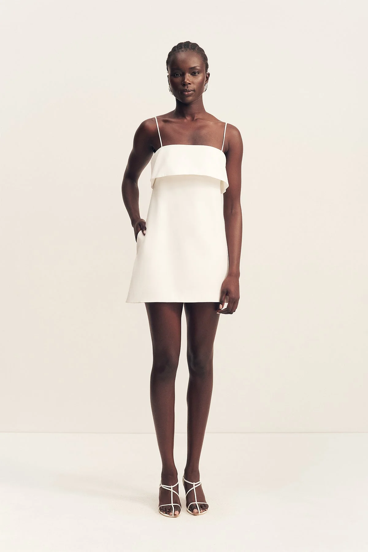 FELIX MINI DRESS - COCONUT - Image 6