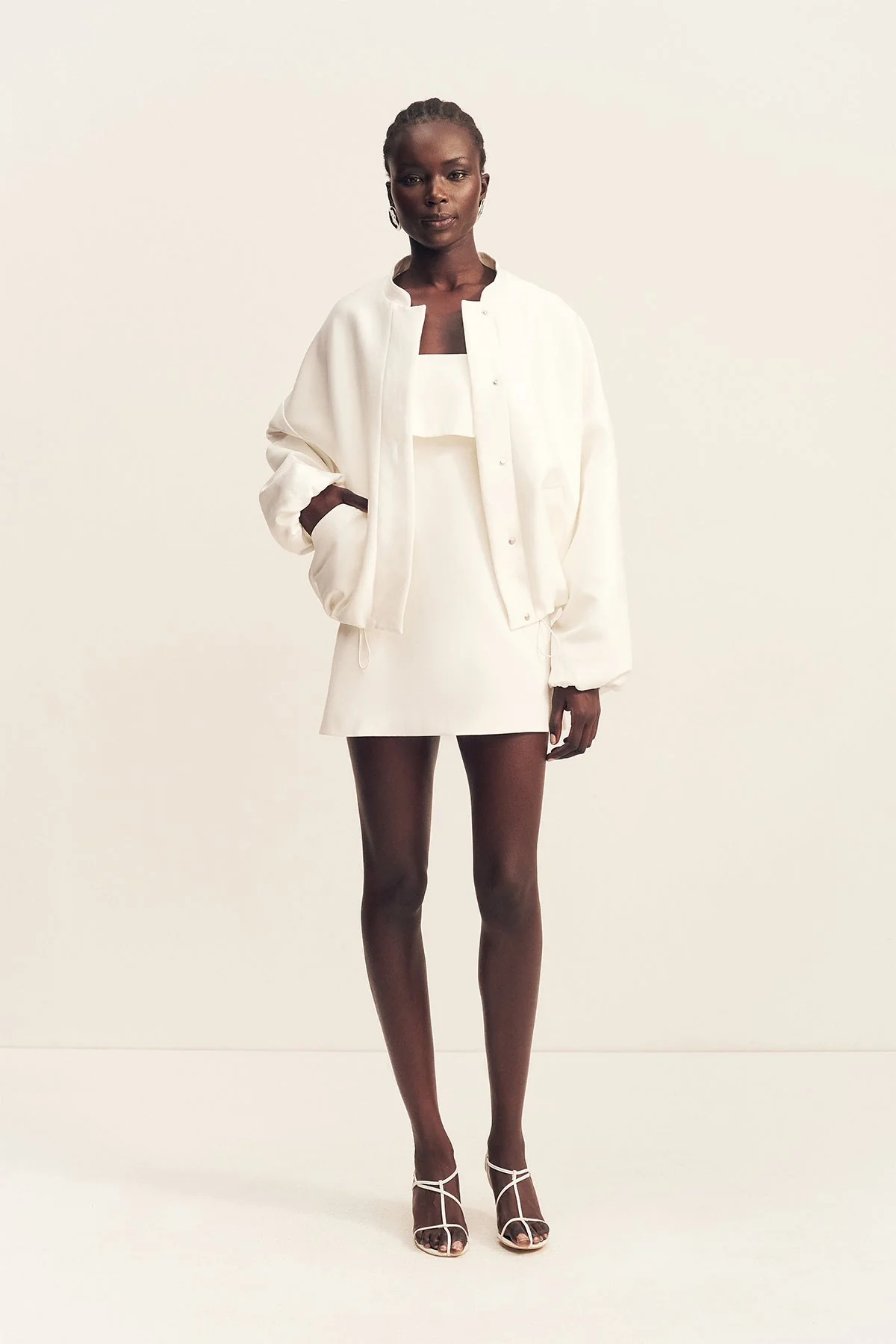 FELIX MINI DRESS - COCONUT - Image 7