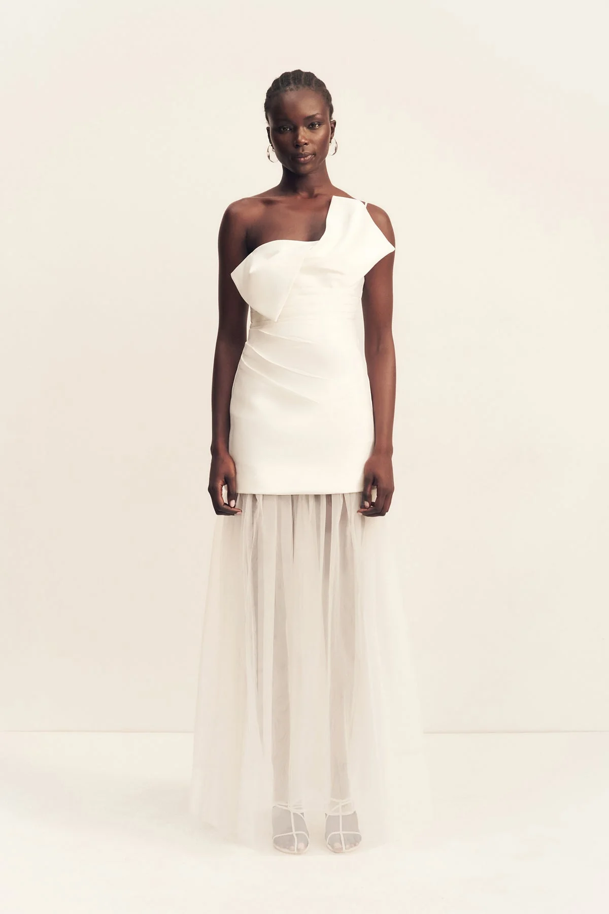 HALO SHEER MAXI SKIRT - IVORY - Image 6