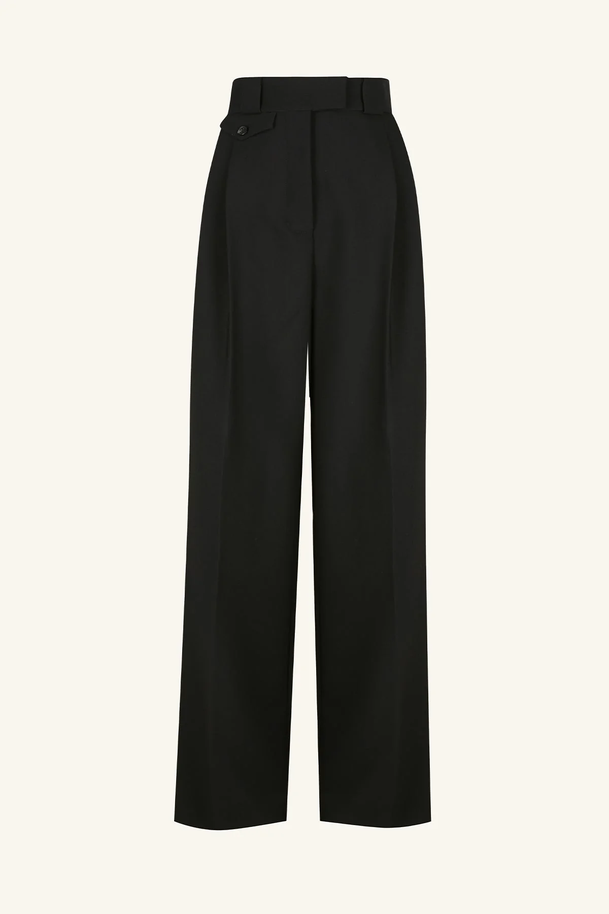 IRENA HIGH WAISTED TAILORED PANT - BLACK - Image 8