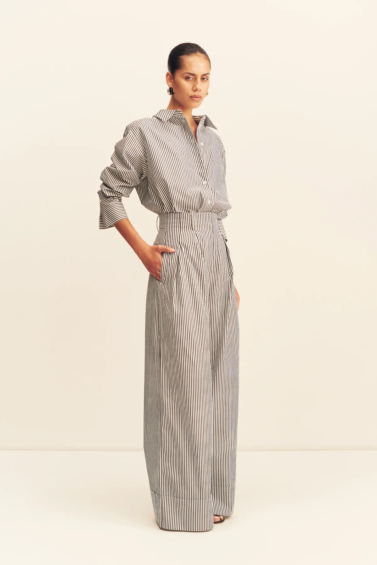JAYDE HIGH WAISTED RELAXED PANT - Image 3