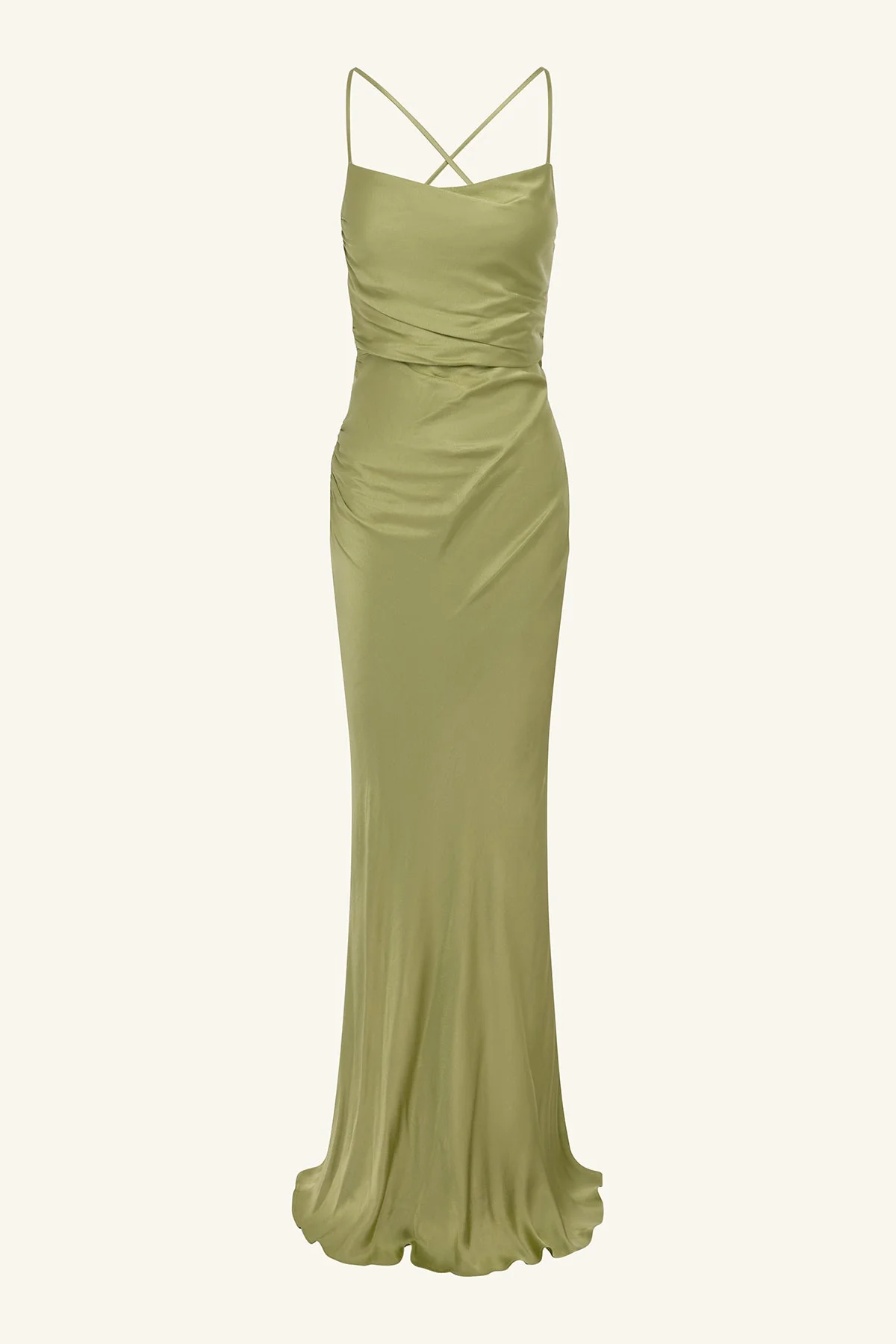 LA LUNE LACE BACK MAXI DRESS - FERN - Image 9