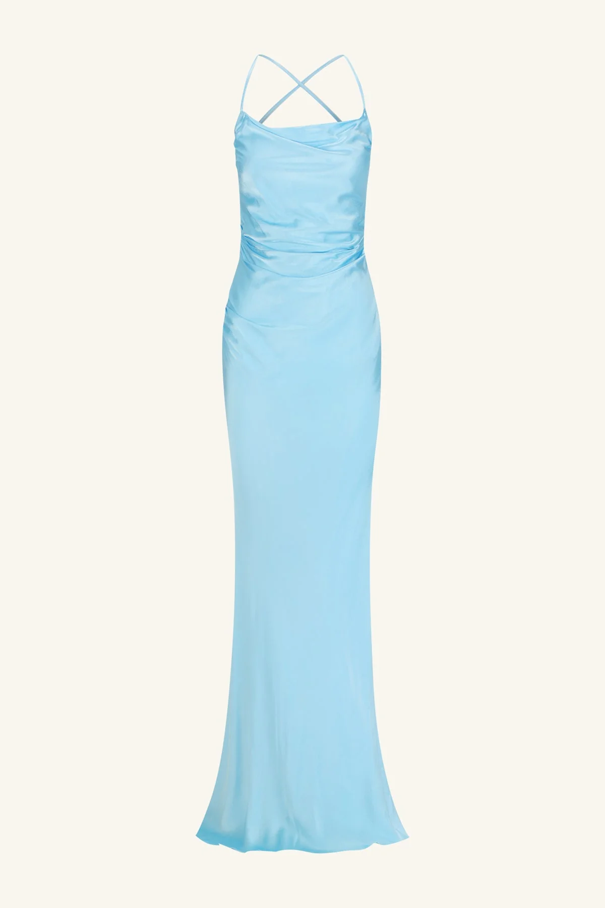 LA LUNE LACE BACK MAXI DRESS - ICEBERG BLUE - Image 8