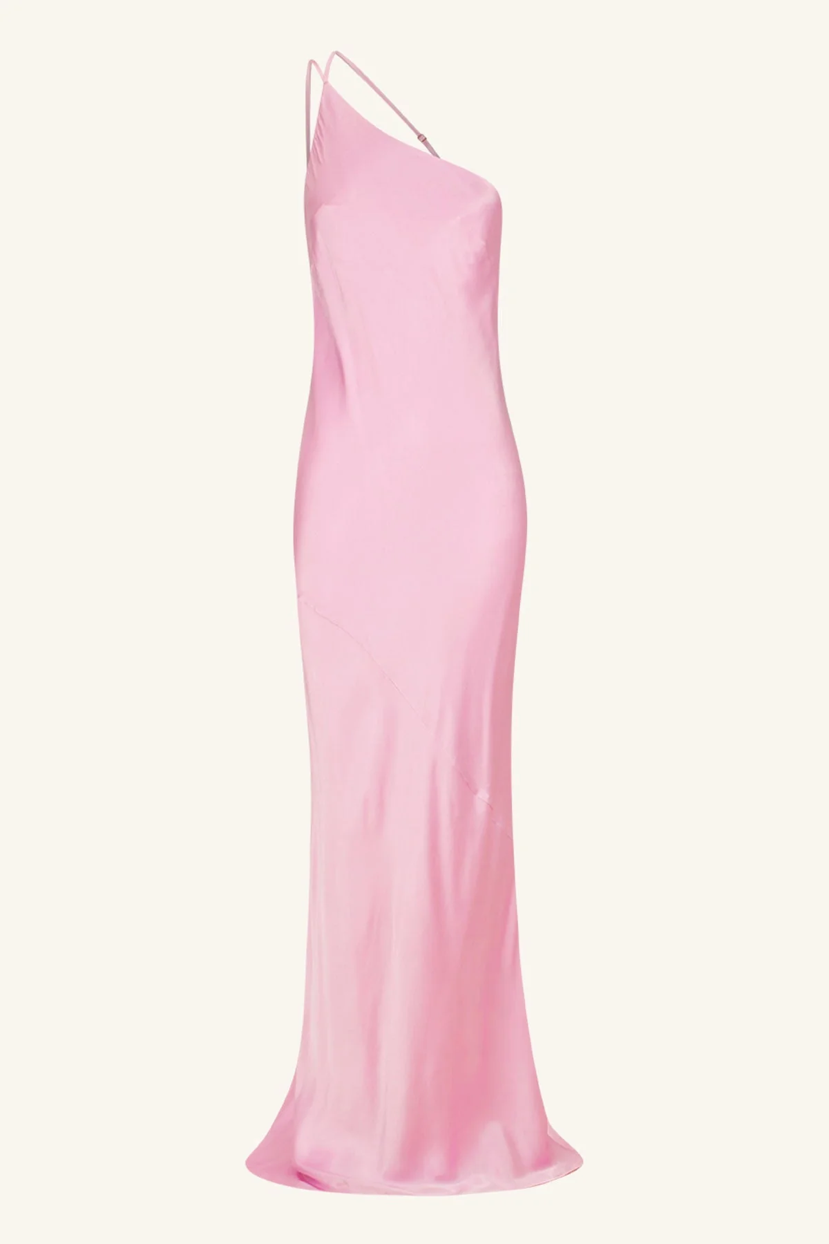 LA LUNE ONE SHOULDER COWL BACK MAXI DRESS - PEONY - Image 7
