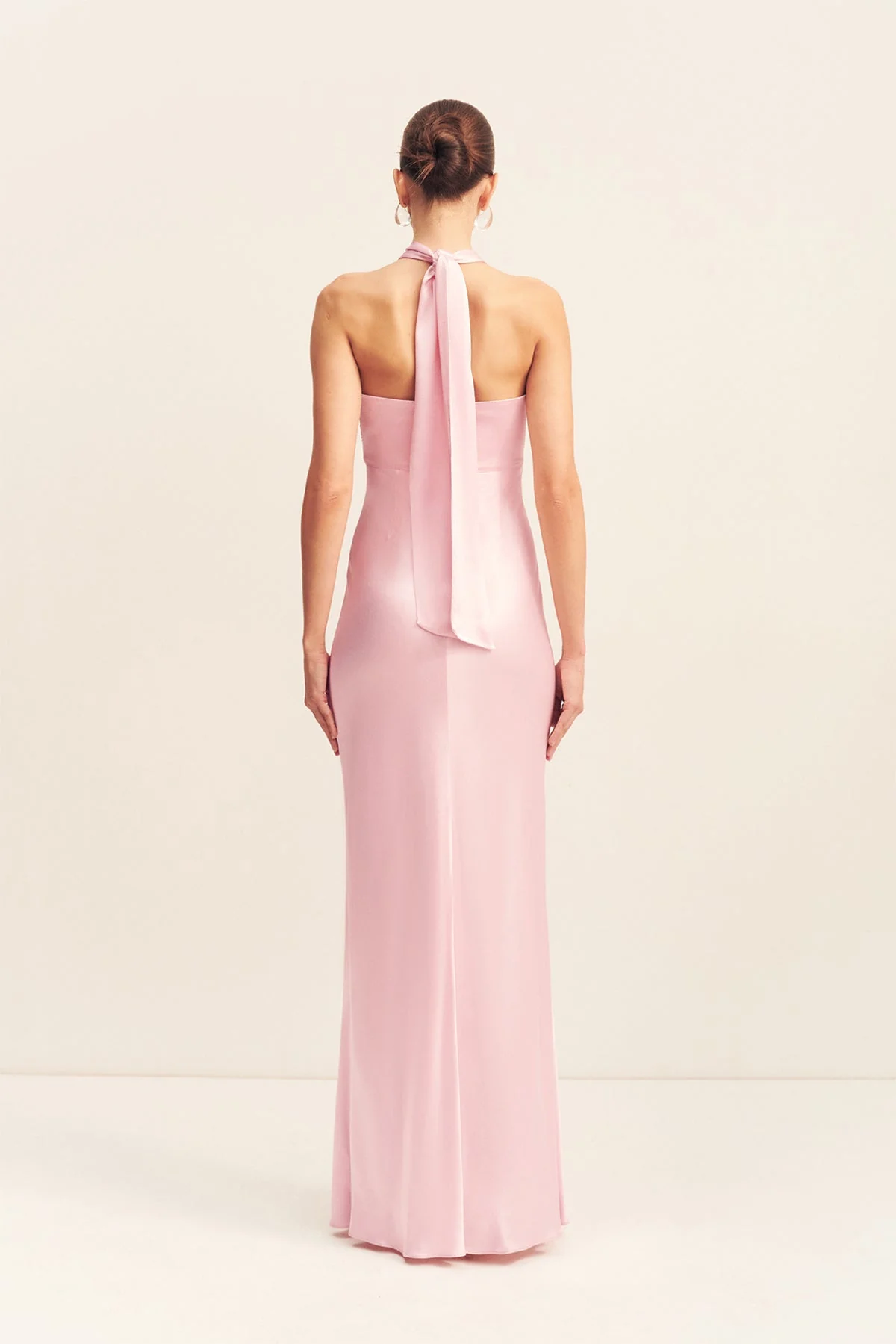 LA LUNE RUCHED HALTER MAXI DRESS - BLOSSOM - Image 5