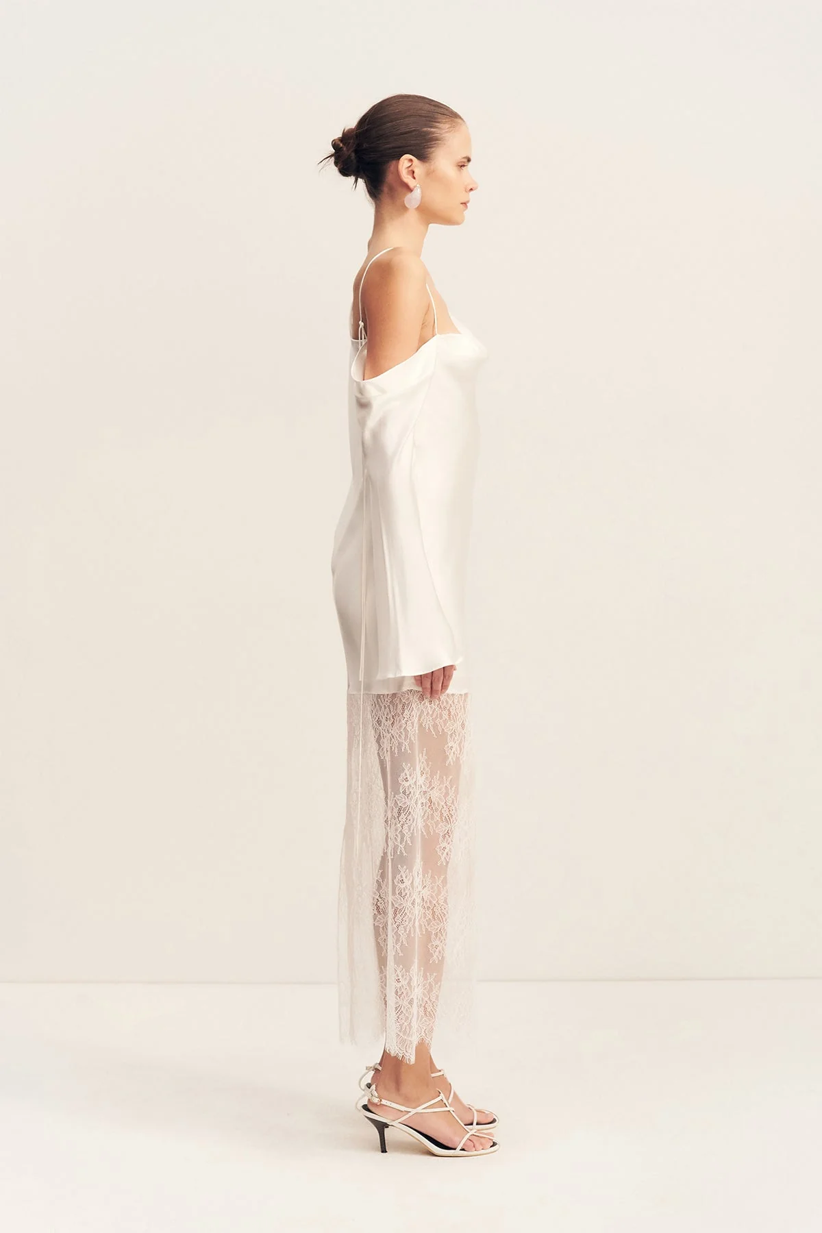 LABYRINTH LACE LONG SLEEVE MAXI DRESS - IVORY - Image 4