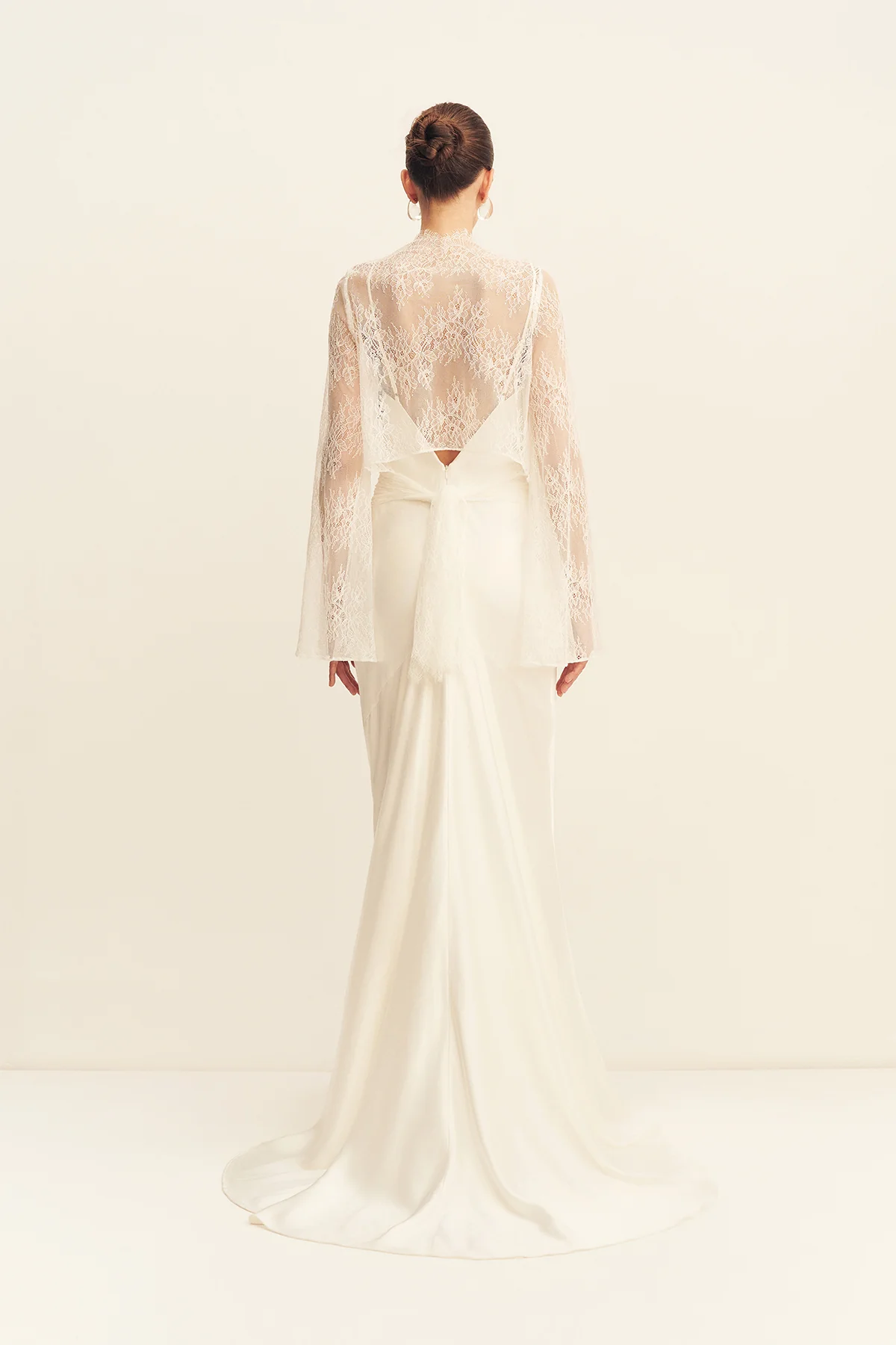 LAMBENT LACE LONG SLEEVE TIE TOP - Image 5