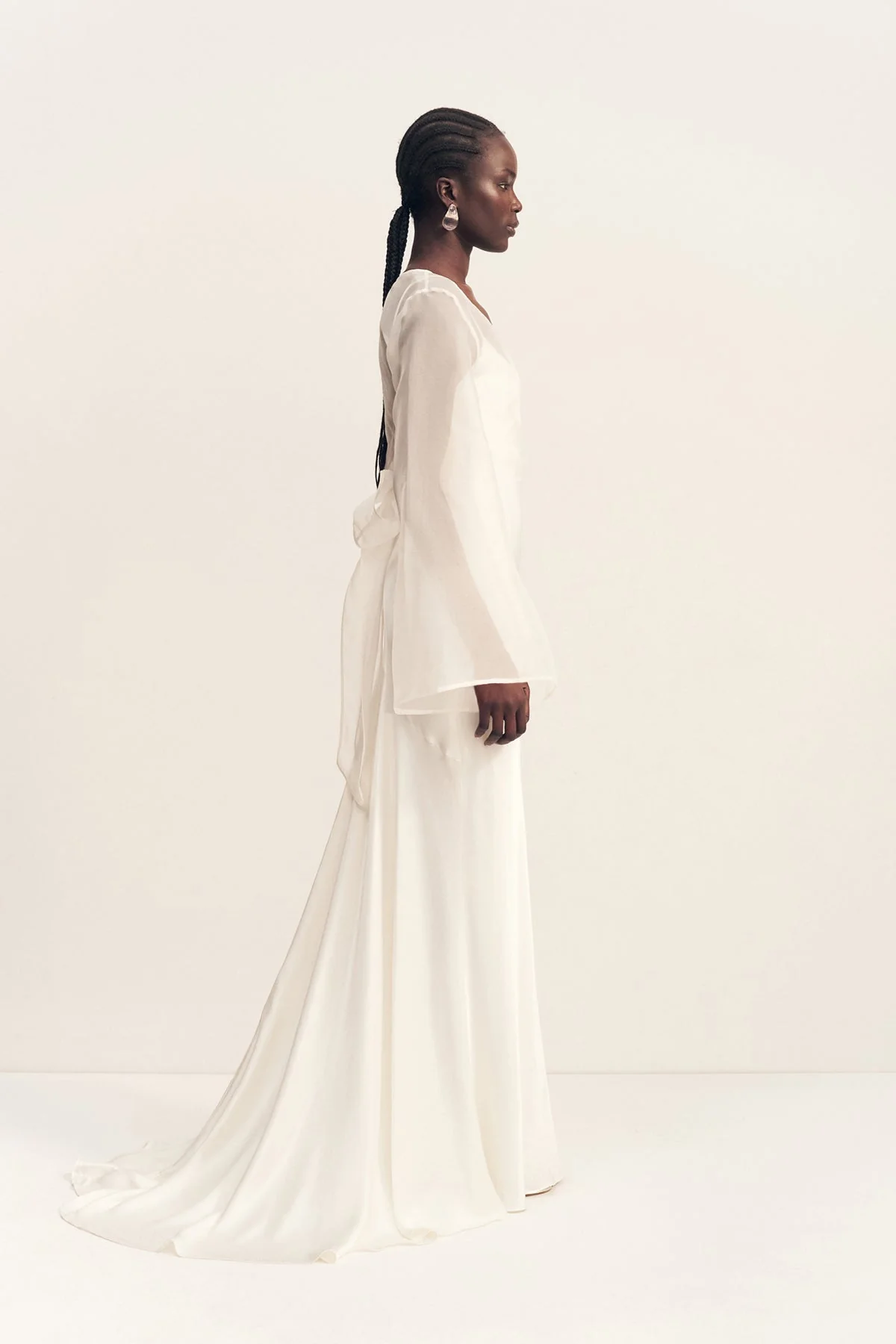 LIA SILK ORGANZA WRAP TOP - Image 3