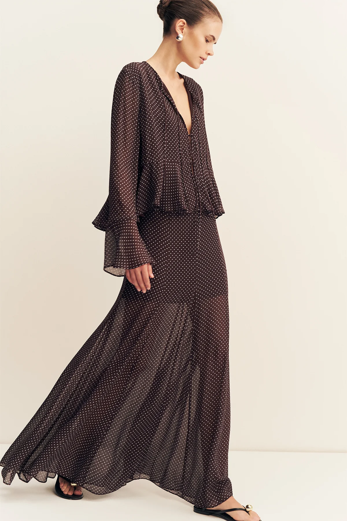 MADDOX PANELLED MAXI SKIRT - Image 6