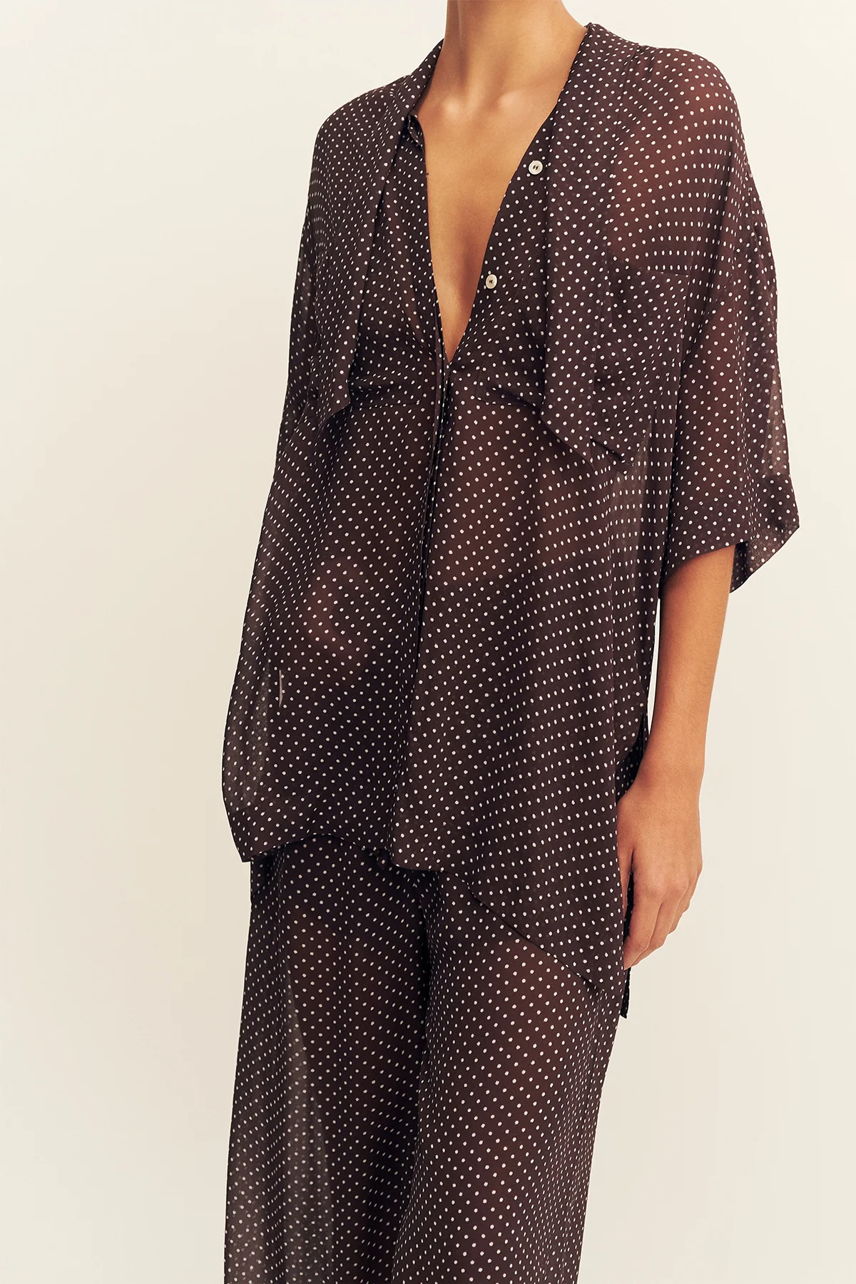 MADDOX SHORT SLEEVE NECK TIE SHIRT - Image 7