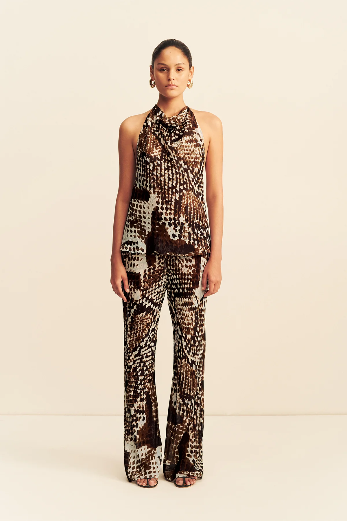 MAIA SHEER BIAS DRAWSTRING PANT - Image 2
