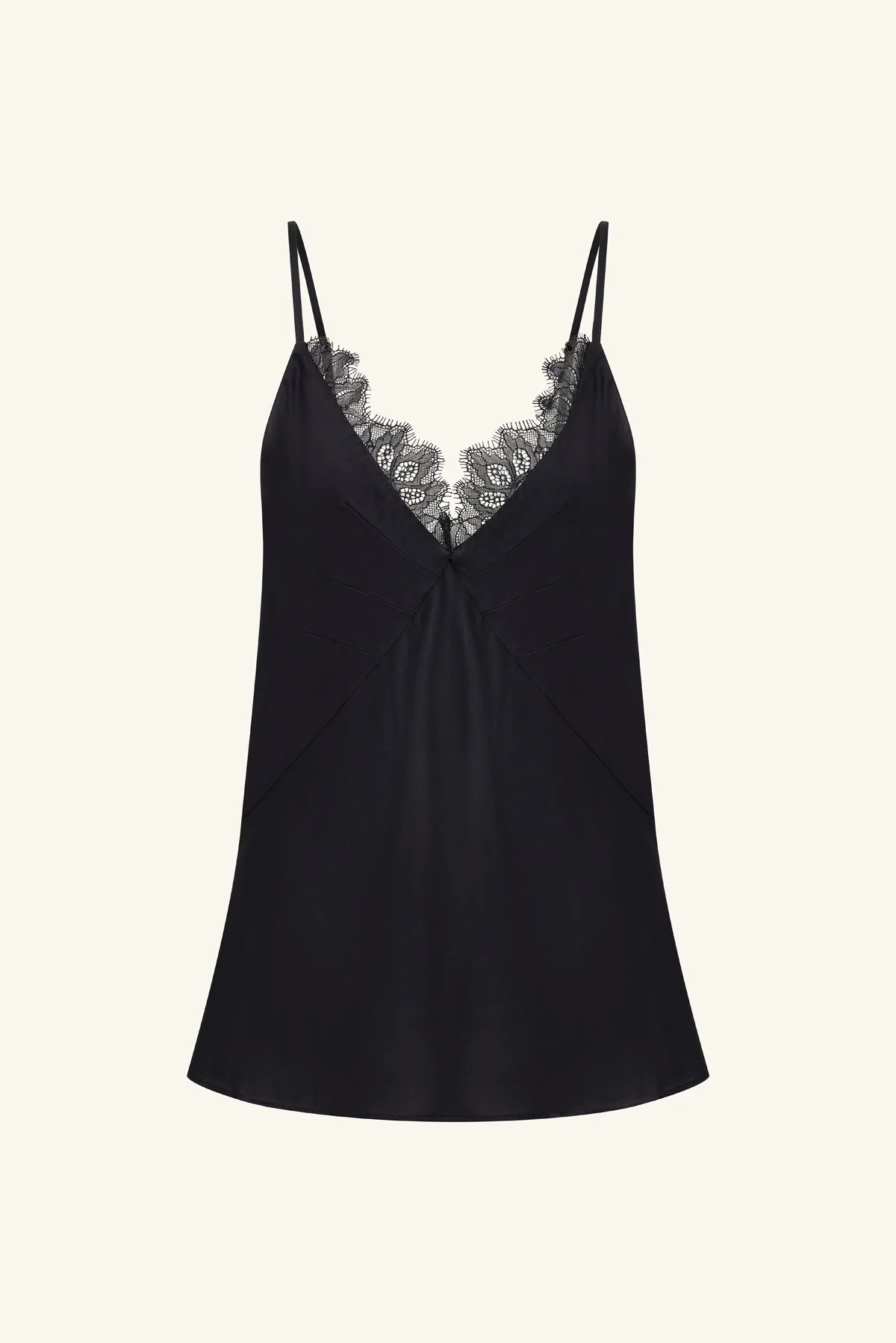 MAISIE LACE CAMI - BLACK - Image 7