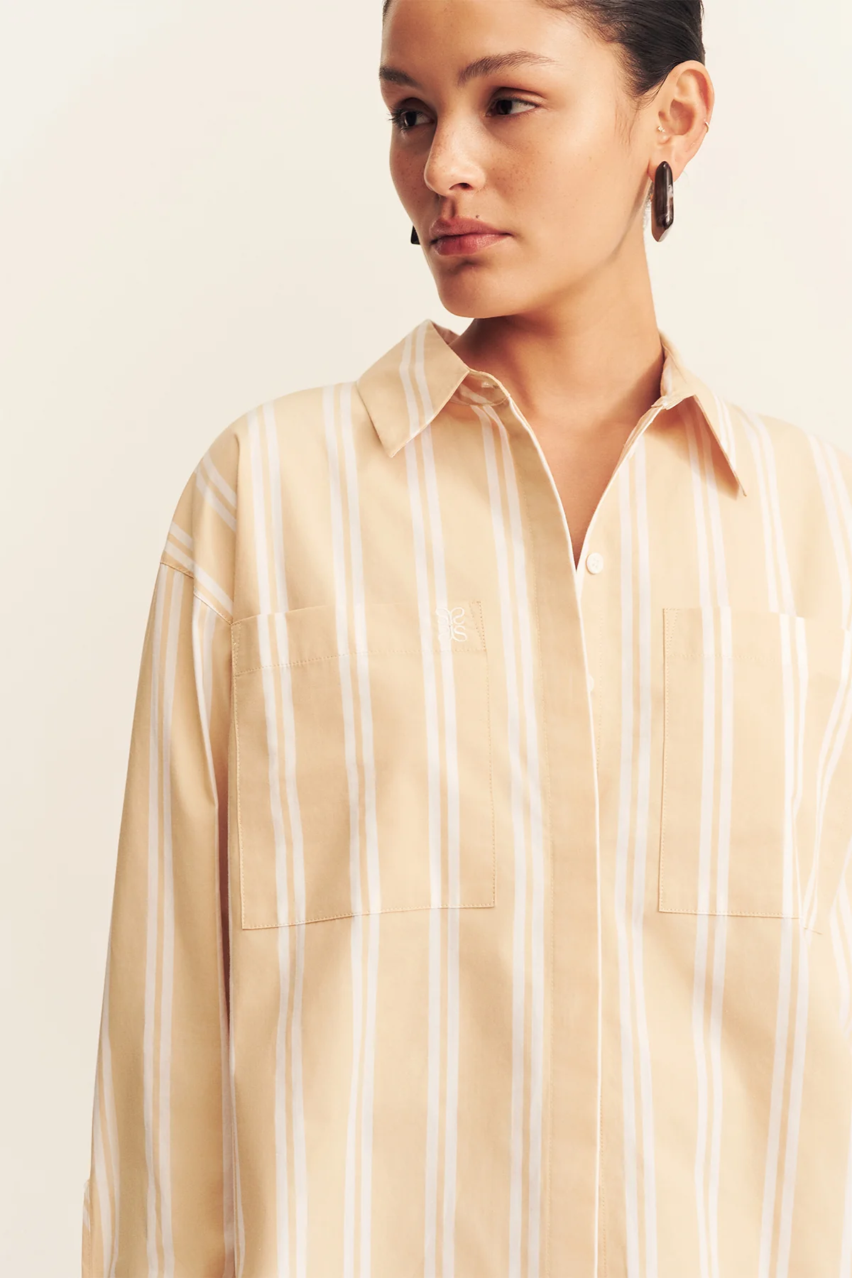 OMRI COTTON OVERSIZED SHIRT - Image 2