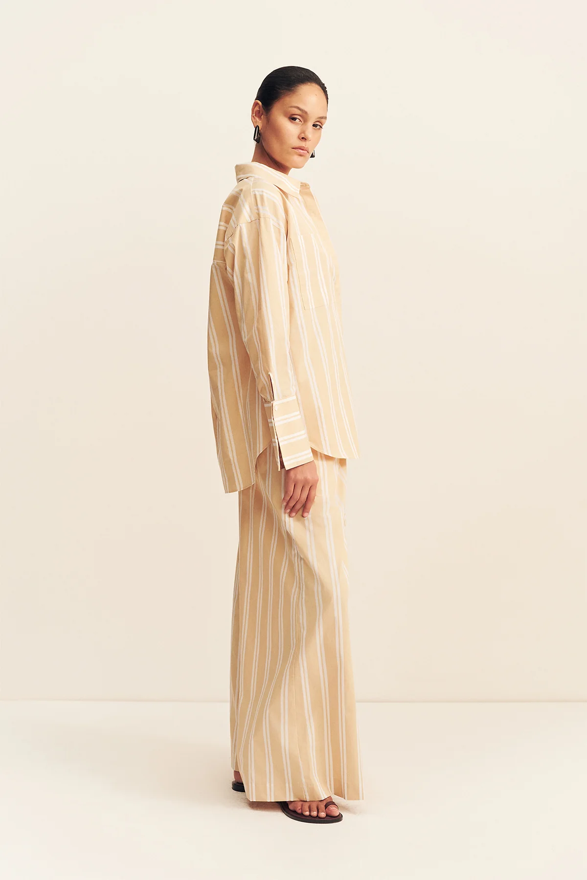 OMRI COTTON WIDE LEG PANT - Image 3