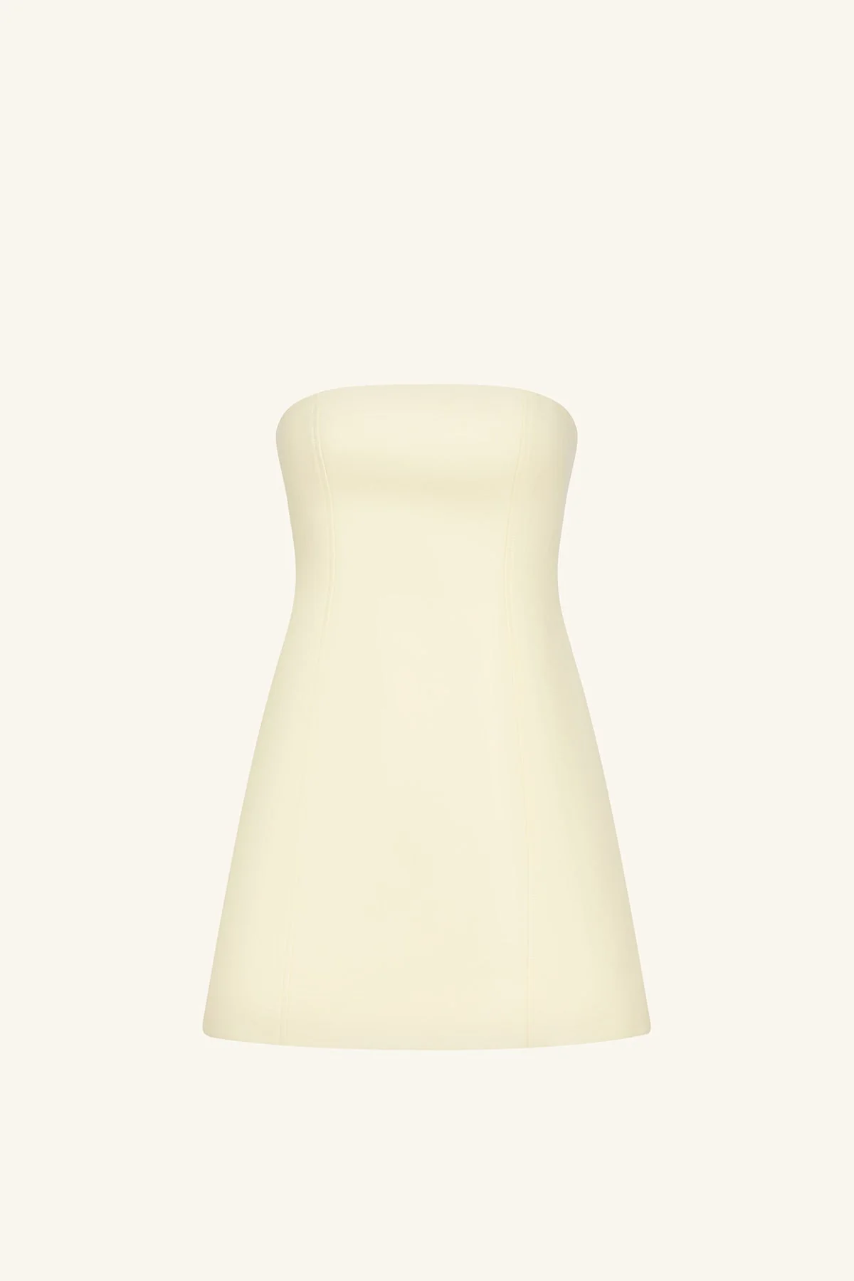OTIS PANELLED STRAPLESS MINI DRESS - YUZU - Image 7