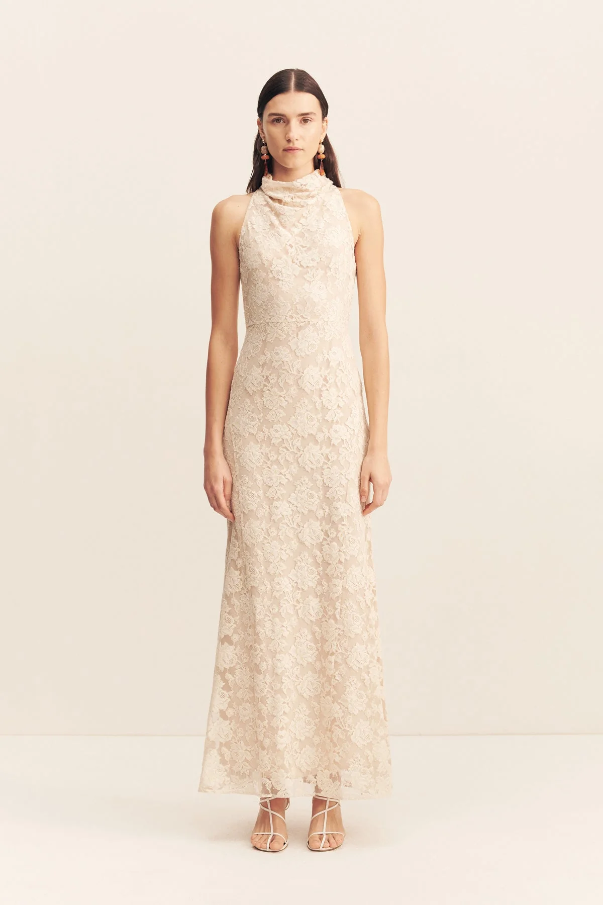 PRESLEY HIGH COWL MAXI DRESS