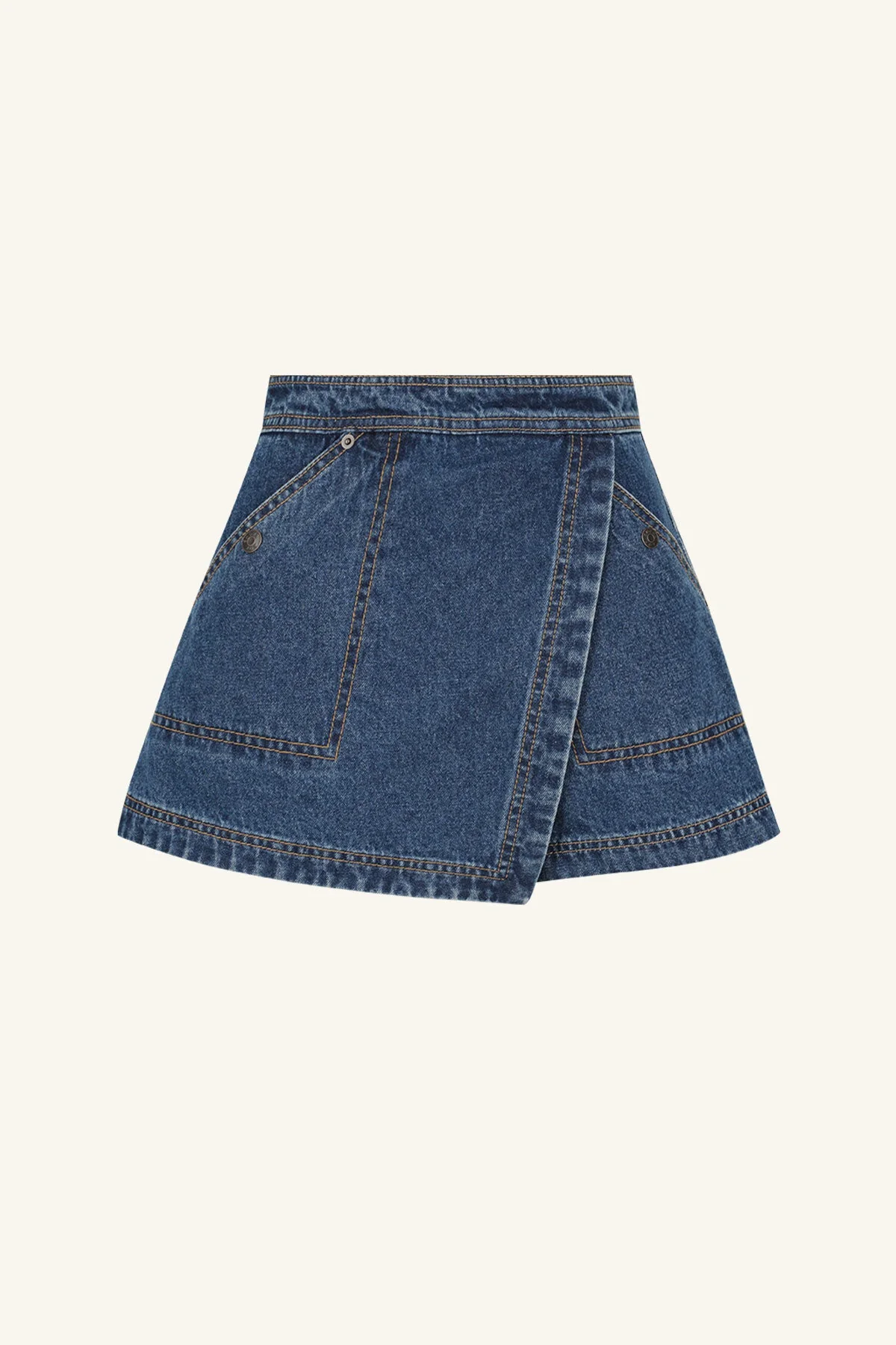 RAQUEL WRAP DETAIL SKORT - Image 6