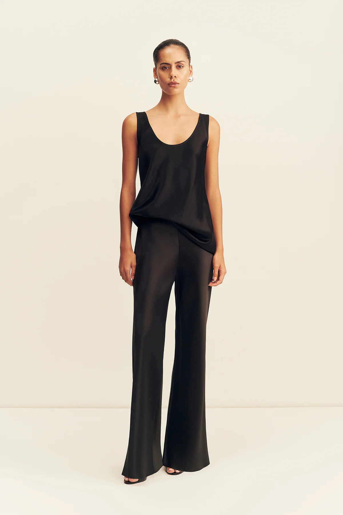 SAVANNA BIAS PANT - BLACK