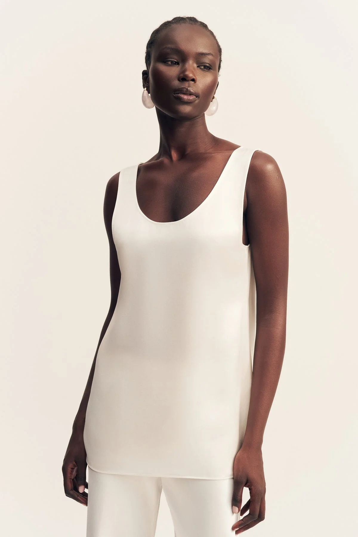 SAVANNA BIAS PANT - IVORY - Image 2