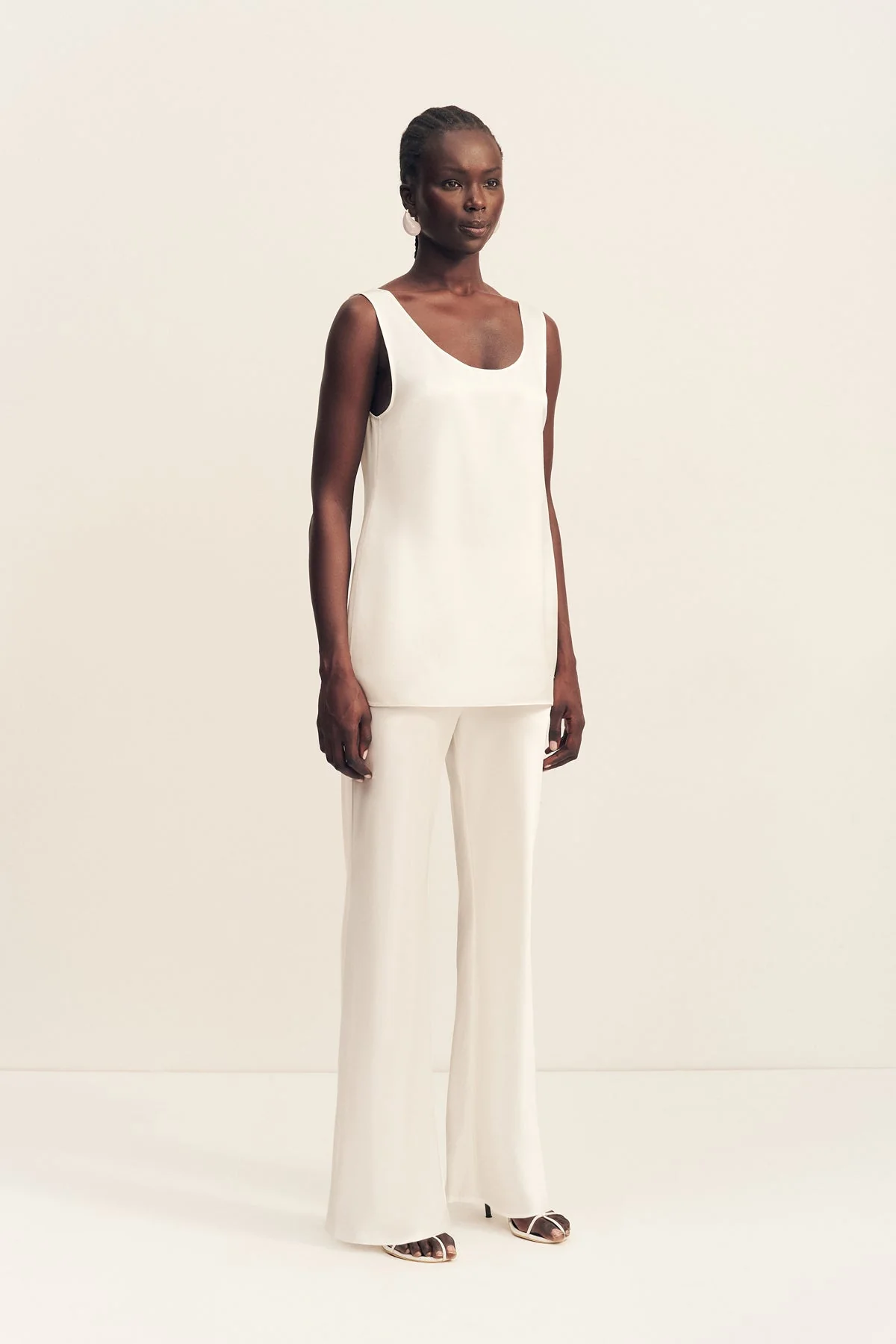 SAVANNA BIAS PANT - IVORY - Image 3
