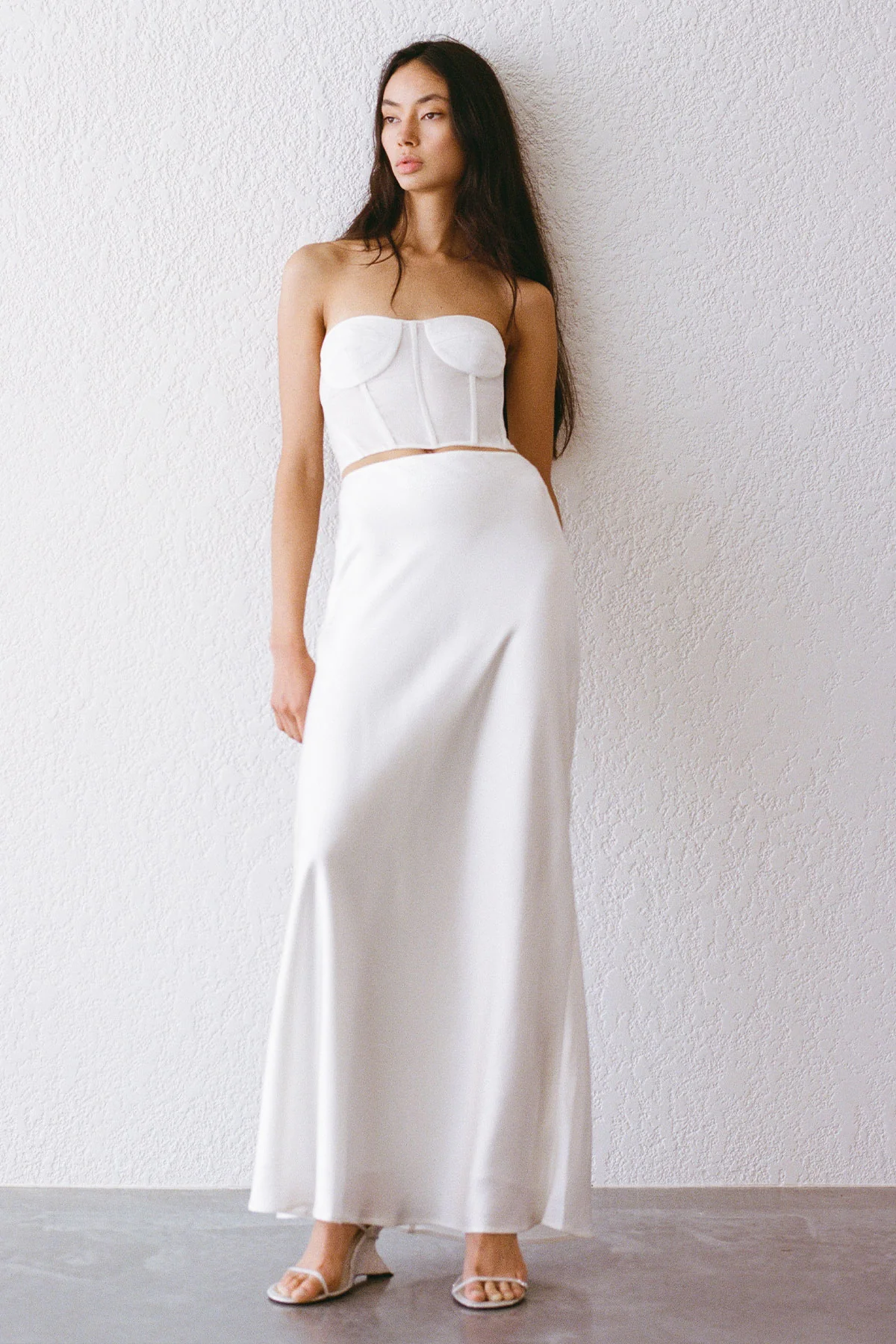 SAVANNA MAXI SKIRT - IVORY - Image 5