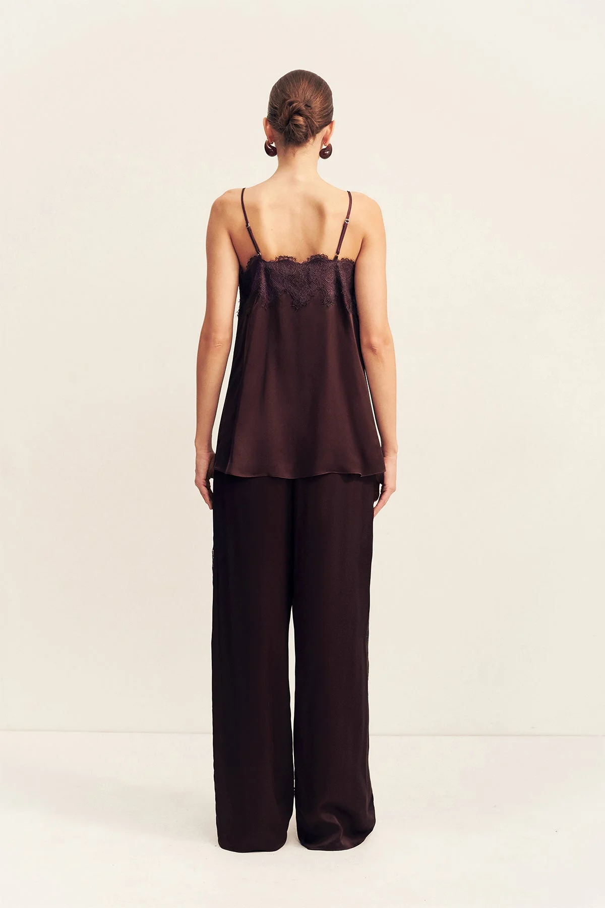 SIMONA LACE CAMI - ESPRESSO - Image 5