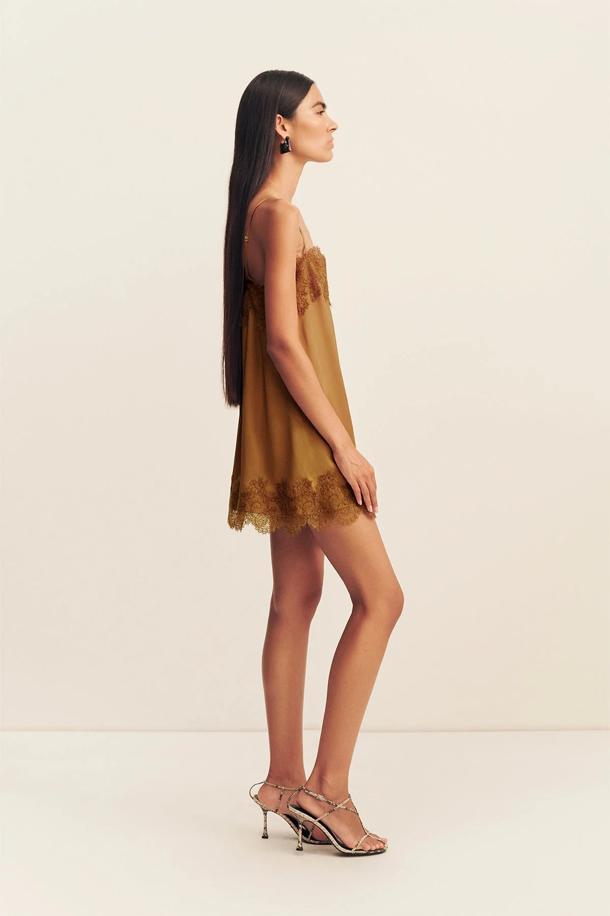 SIMONA LACE MINI DRESS - MEDALLION - Image 4