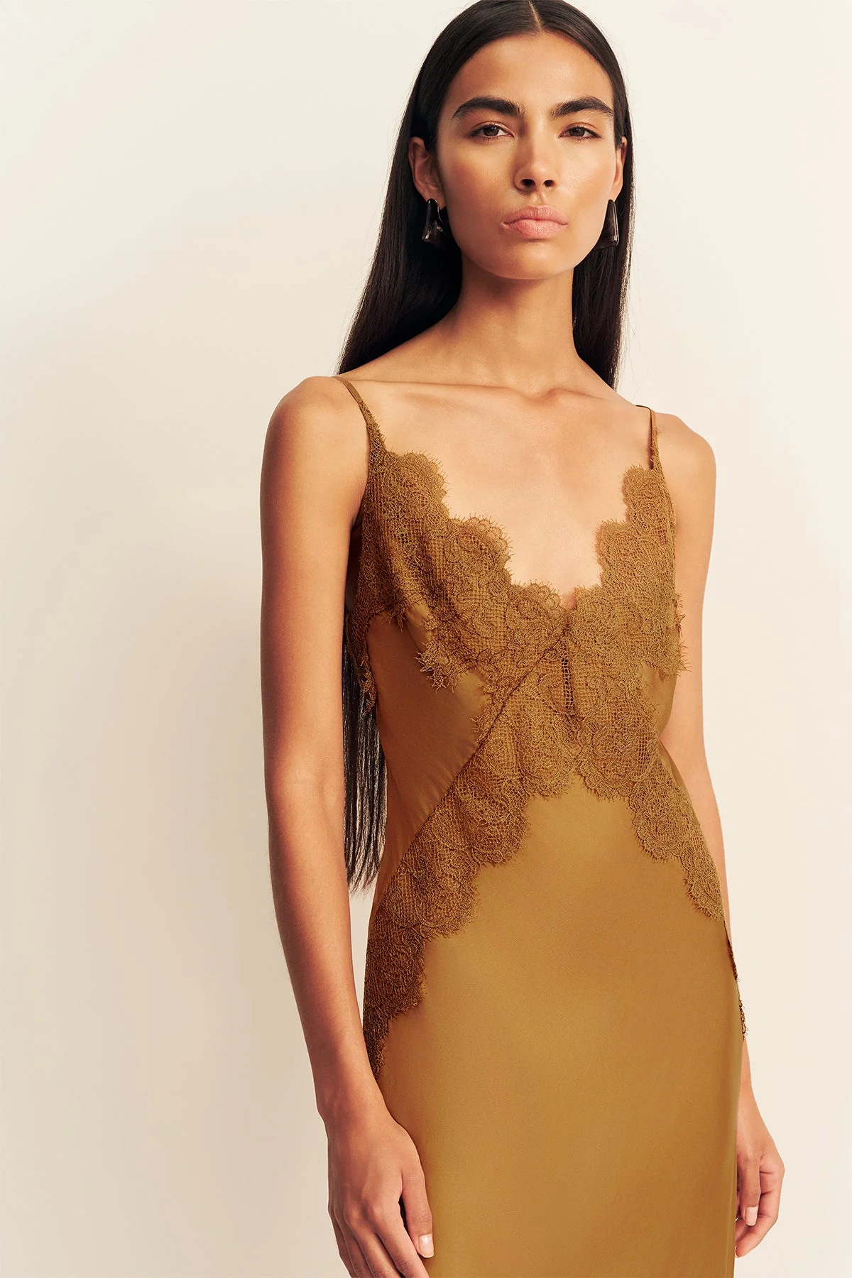 SIMONA LACE SLIP MAXI DRESS - MEDALLION - Image 2