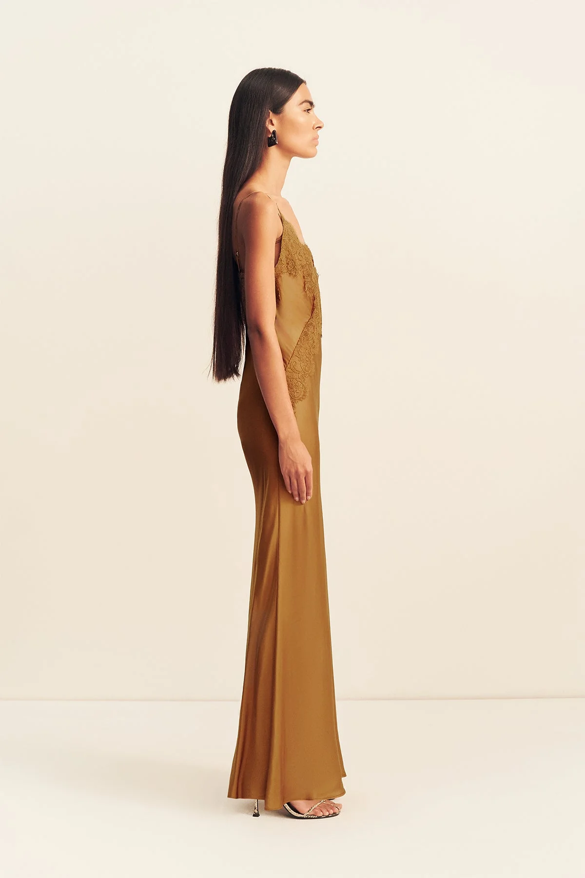 SIMONA LACE SLIP MAXI DRESS - MEDALLION - Image 4