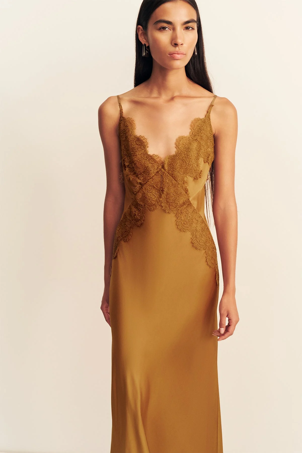 SIMONA LACE SLIP MAXI DRESS - MEDALLION - Image 6