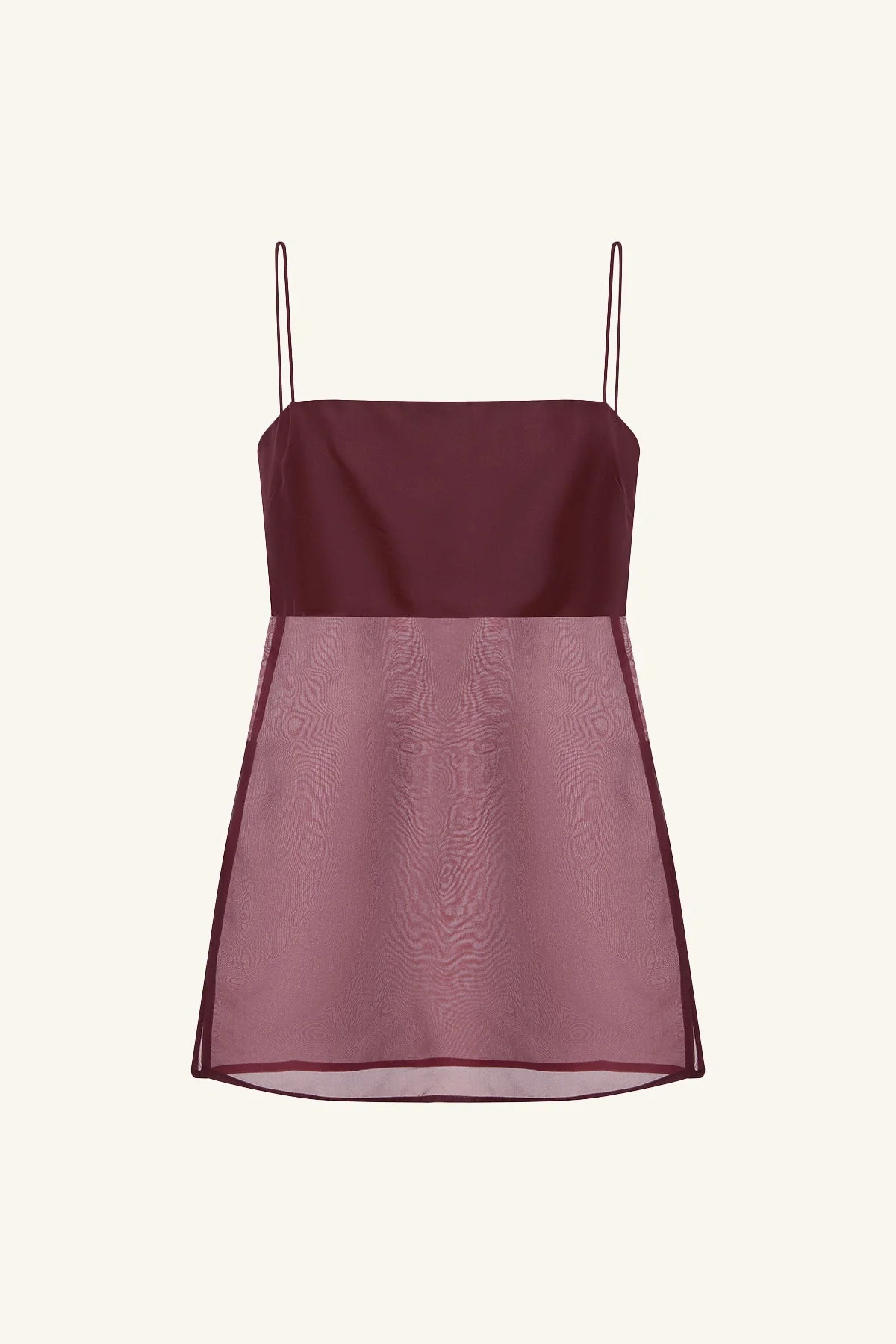 TIBBY SILK ORGANZA CAMI - PORT ROYALE - Image 6