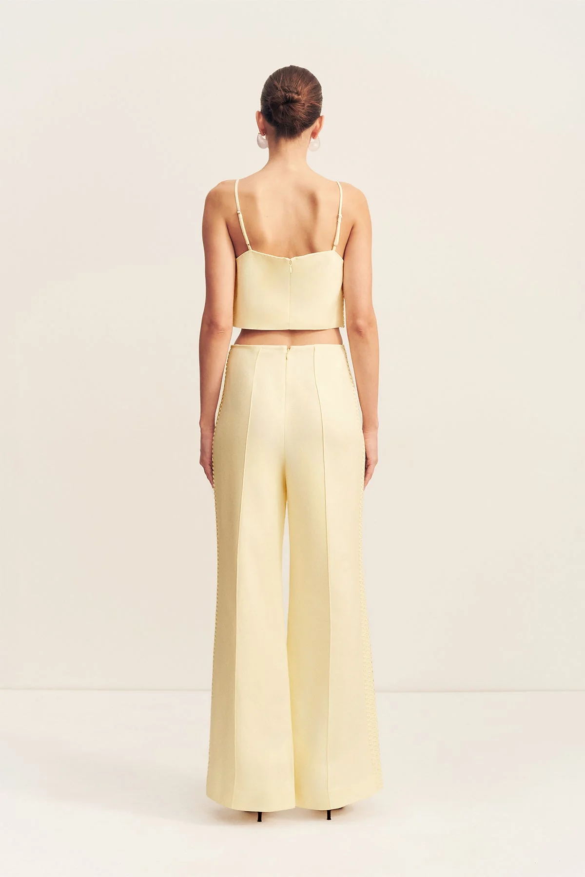 WRIGHT LACE LINEN BLEND PINTUCK PANT - Image 5